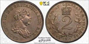 �G�Z�L�{ & �f�������[ 2 �M���_�[ 1816 �͖����� PCGS AU58 �ɂ��ăg�[����