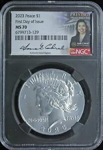 2023 Peace Silver Dollar $1 (MS70) NGC BLACK CORE s (2431270)