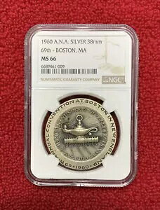 1960N AJݕ ANA }T`[ZbcB{Xg ⃁_ 38mm NGC MS 66