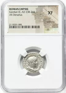 ���[�}�鍑 �S���f�B�A�k�X 3 �� AD 238-244 AR �f�i���E�X NGC XF