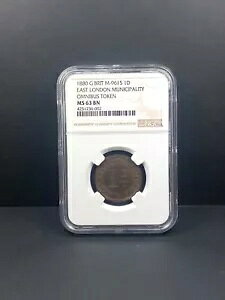 1880 ��A�t���J �g�[�N���A�C�[�X�g �����h���s�ANGC MS 63 BN�A��