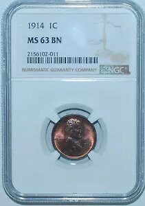 1914 P NGC MS63BN �����J�[�� �E�B�[�g �Z���g�͎������ɂƂ��� RB �Ɍ����܂�