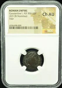 [}鍑 RX^eBkX 1 AAD 307-337 AE 3 (Bi Nummus) NGC Ch AU Trier #I507