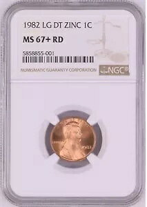1982 1C RD [W fCg WN J[LO 1 Zg NGC MS67+RD 5858855-001
