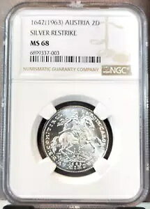 1963N I[XgA Vo[2 hDJ[g tFfBih 1642N XgCN NGC MS 68 gbv|bv