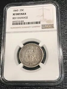 NGC XF �ڍ� 1860 P 25C ���o�e�B �V�[�e�b�h �N�H�[�^�[�Â��č��R�C��-SEP333