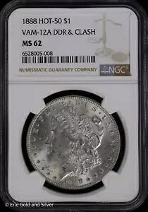 1888-P $1 �����K�� �V���o�[ �_���[ NGC MS 62 | VAM-12A DDR �ƃN���b�V�� |�z�b�g50