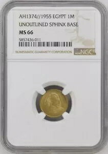 GWvgA1 ~G XtBNX 1955 - 1374 ֊sȂXtBNX x[X - NGC MS 66AA