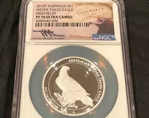 2016 �I�[�X�g�����A $1 �E�F�b�W�I�I���V �n�C�����[�t REV PF70 �����J���e�B �V���o�[ #42L