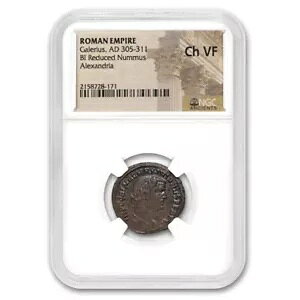 Rome BI k Nummus Galerius 305-311 AD Ch VF NGC (_)