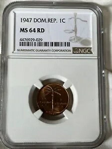 h~jJa 1 Centavo 1947ARCAKm# 17AV̖؁ANGC MS64 J2