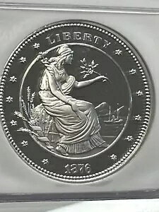 1876 �W���[�W T ���[�K�� $100 ���j�I�� 1.5 �I���X �V���o�[ �X�g���b�N 2005 NGC �W�F�� �v���[�t