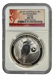 2014 P I[XgACJZ~ NGC MS70 .999 Vo[ RC z[X vB PM0102