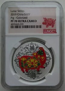 NGC PF70 ���� 2019 ���A�؊��x�ʐF��� 30 �O���� 10 �� COA