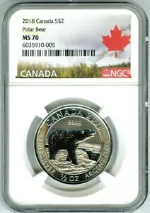 2018 $2 Ji_ 1/2IX .9999 Vo[ NGC MS70 VN}