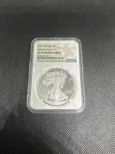 2021 W $1 T-1 NGC PF70 �E���g�� �J���I �v���[�t �V���o�[ �w�����f�B�b�N �C�[�O�� �^�C�v 1 35 ���N