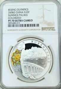 2008 ���� �V���o�[ 10 �� S10Y �T�}�[�p���X NGC PF 70 �E���g�� �J���I �p�[�t�F�N�g