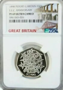 1998 CMX 50 yX s[tH[g E.E.C. ANNIV NGC PF 69 EgJI!