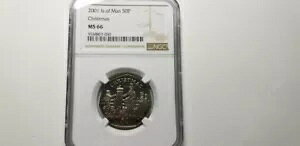 } 2001ANX}X 50 yXAKM-1105ANGC MS 66 GEM UNC