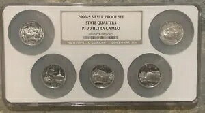 2006-S �v���[�t �V���o�[ �X�e�[�g �N�H�[�^�[ �N�H�[�^�[ �Z�b�g NGC PF 70 �E���g�� �J���I 5 �Z�b�g