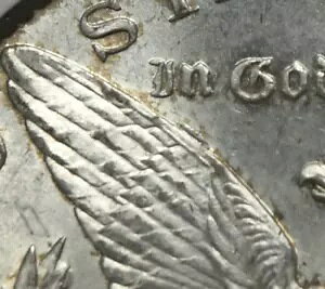 1889 $1 [K Vo[ _[ MS62 NGC ʃtBftBA VAM 19A o[ EBO