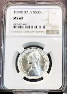 1999 C^A Vo[ 500  lbTX E[} NGC MS 69 A WF gbv |bv 1