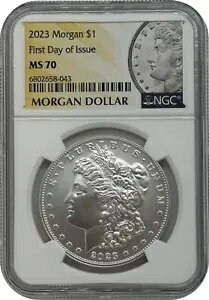 2023 �����K�� �V���o�[ �_���[ �R�C�� NGC MS70 ���s�������x��
