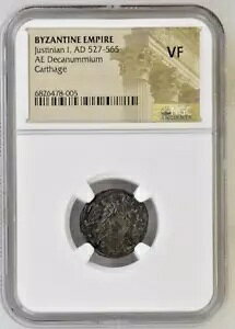 rUc鍑 XeBjAkX 1  AD 527-565 AE fJk~E J^S NGC VF