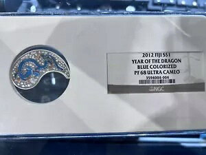 2012 �t�B�W�[ S$1 �C���[ �I�u �U �h���S�� �u���[ �J���[���C�Y�h PF68 U/C NGC �V���[�P�[�X