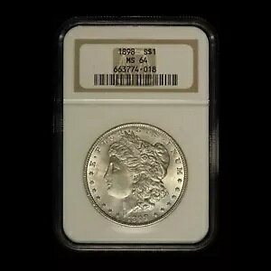 1898 $1 ���[�K�� �V���o�[ �_���[ NGC MS64 �I�[���h �u���E�� ���x�� - �������� �č�
