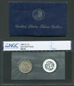 1883-O [K Vo[ _[ $1 - GSA \tg pbN NGC AU55 IWit