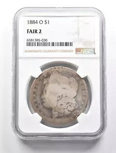 LOWBALL 1884-O ���[�K�� �V���o�[ �_���[ NGC ���[�{�[�� FR2 FR-2 �t�F�A �|�P�b�g�s�[�X *661