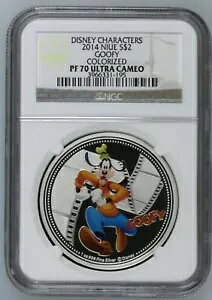 2014 �j�E�G $2 �f�B�Y�j�[ �O�[�t�B�[ �J���[���C�Y NGC PF 70 UCAM �����