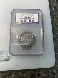 1586 T tX 1/4 Ecu NGC VG ڍ