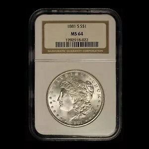 1881-S $1 ���[�K�� �V���o�[ �_���[ NGC MS64 - �������� �č�