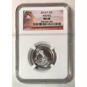 2014 P Arches NH[^[ NGC MS68 ***Rev.^C̃X^bV*** #4003115