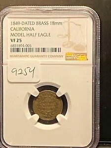 A9254ANGC g[N 1849 JtHjA f n[t C[O A VF25 18mm