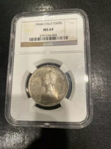 1964 R �C�^���A 500 ������� NGC �]�� MS 64 # 2791534-004