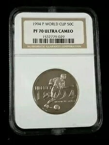 1994 P ���[���h�J�b�v 50C NGC PF70 �E���g�� �J���I �V���o�[ �v���[�t �L�O #2004