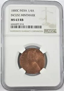 NGC �F�� �C�M���X�̃C���h 1/4 �A���i 1880 ���B�N�g���A���� (MS63)