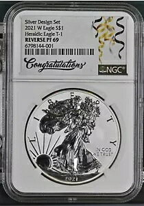 2021 W ���o�[�X �v���[�t �V���o�[ �C�[�O�� NGC PF69 T1 ONE �f�U�C�i�[ �Z�b�g ���߂łƂ��������܂�