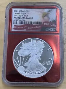 2021-W v[t $1 ^Cv 1 AJ Vo[ C[O NGC PF70UC C[O x bh RA