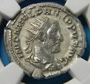 �t�B���b�v 1 �� AD 244-249 AR �A���g�j�j�A�k�X�A�t�F���^�X �_�u�� �f�i���E�X NGC AU �`�b�v����