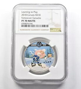 2018 �J�i�_ $10 �V���o�[ ���[�j���O �g�D �v���C �o���N�[�o�[ �J�i�b�N�X PF70 �}�b�g NGC *8284