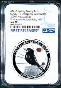 2020 $1 1oz Vo[ Vhj[ ANDA GLX| NbJo ^ vCx[g }[N NGC MS 70 FRBL