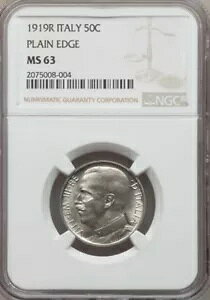 �C�^���A���� 1919-R 50 �Z���e�V�~ �`���C�X �����ʃR�C���ANGC �F�� MS63