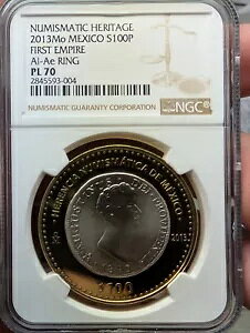 2013 ���L�V�R �V���o�[ 100 �y�\ 1822 �t�@�[�X�g�G���p�C�A NGC PL 70 �󏭂Ȋ���