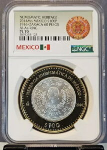 2014 LVR Vo[ 100 y\ 1916 IAnJ 60 y\ NGC PL 70 󏭂Ȋ