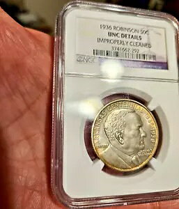 オファーを出しましょう! 1936 ロビンソン アーカンソー AR 記念ハーフダラー NGC MS 60 UNC