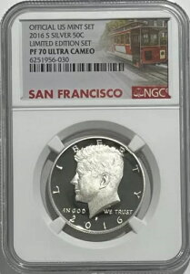 2016 S �v���[�t �V���o�[ �P�l�f�B ���~�e�b�h �G�f�B�V���� �Z�b�g NGC PF70 �E���g�� �J���I ���[ �|�b�v TL